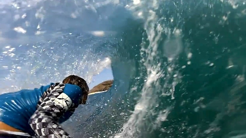 GoPro Hero inside surf wave GoPro